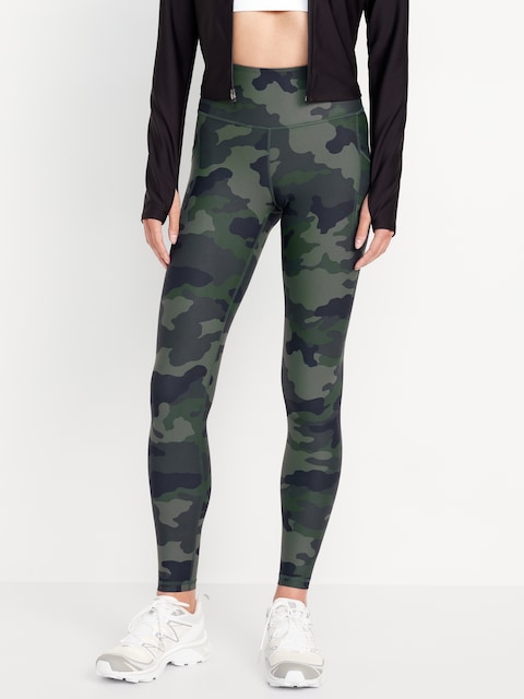 High-Waisted PowerSoft Full-Length Pocket Leggings - Camo