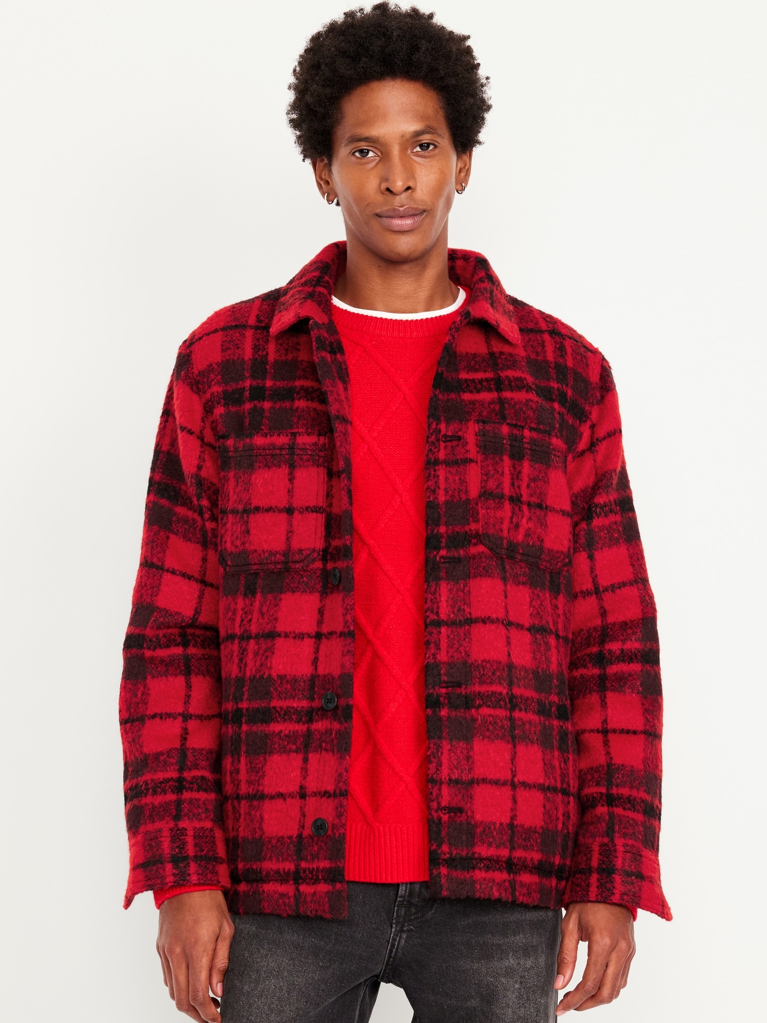 Cozy-Lined Sherpa Shacket