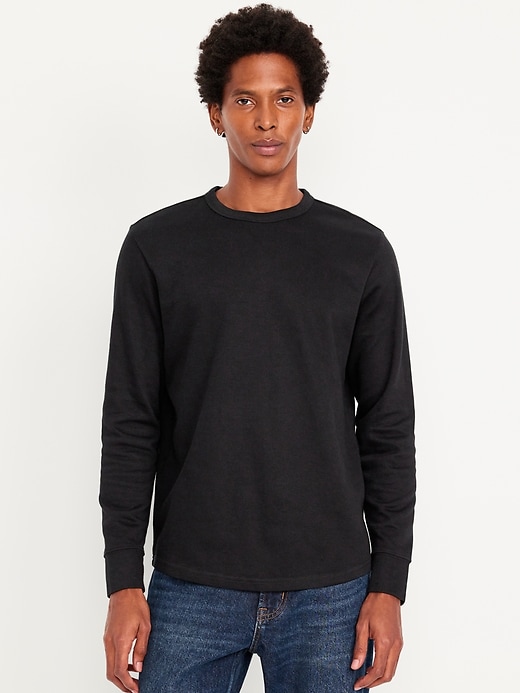 Image number 1 showing, Long-Sleeve French Rib T-Shirt