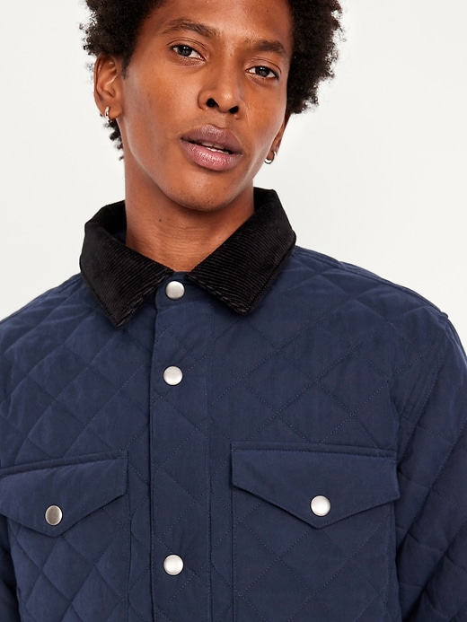 Image number 4 showing, Water-Resistant Quilted Barn Jacket