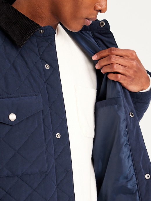 Image number 6 showing, Water-Resistant Quilted Barn Jacket