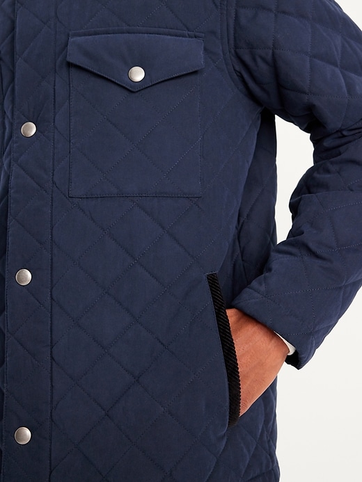 Image number 5 showing, Water-Resistant Quilted Barn Jacket