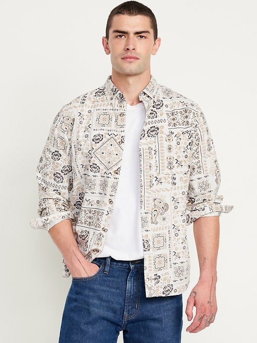 Image number 1 showing, Button-Down Corduroy Shirt