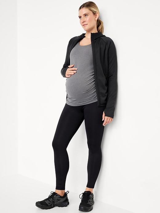 Image number 4 showing, Maternity PowerSoft Coze Edition Zip Jacket