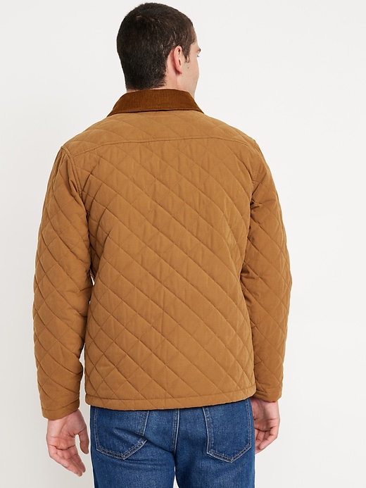 Image number 7 showing, Water-Resistant Quilted Barn Jacket