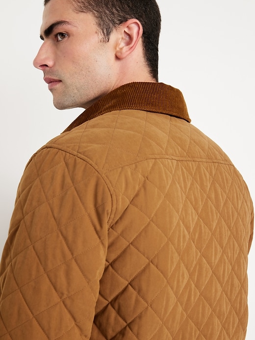 Image number 6 showing, Water-Resistant Quilted Barn Jacket