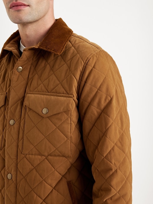 Image number 5 showing, Water-Resistant Quilted Barn Jacket