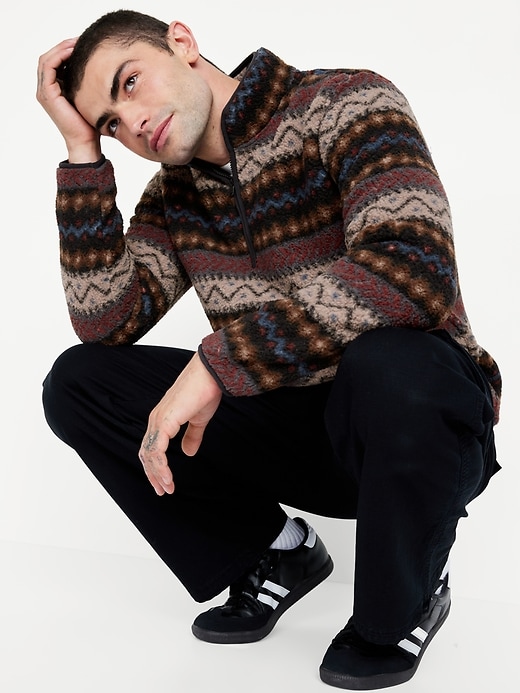 Image number 6 showing, Sherpa Fair Isle Quarter Zip