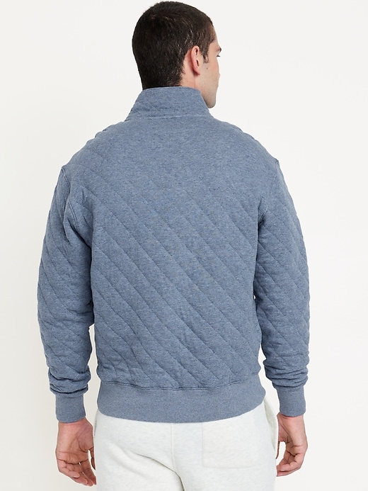 Image number 2 showing, Quarter-Snap Quilted Fleece Sweatshirt