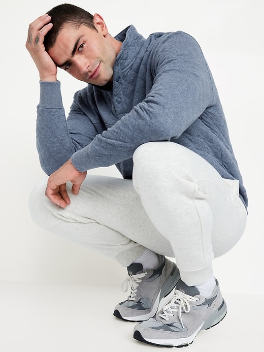 Image number 3 showing, Quarter-Snap Quilted Fleece Sweatshirt