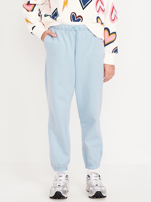 View large product image 1 of 4. Vintage High-Waisted Jogger Sweatpants for Girls