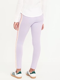 Image number 2 showing, Rainbow Stripe Leggings for Girls