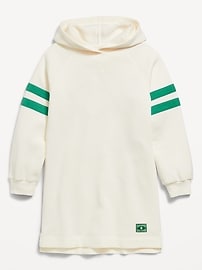 View large product image 3 of 4. Long-Sleeve Hooded Fleece Dress for Girls