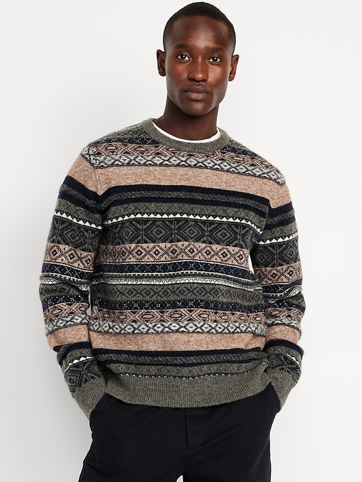 Image number 1 showing, Fair Isle Sweater