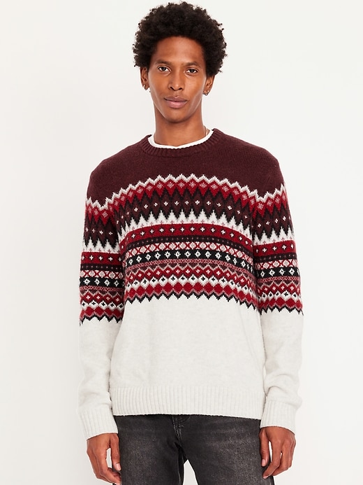 Image number 1 showing, SoSoft Fair Isle Sweater