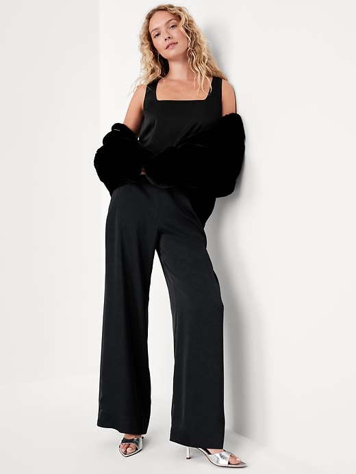 Image number 3 showing, High-Waisted Super Wide-Leg Pants