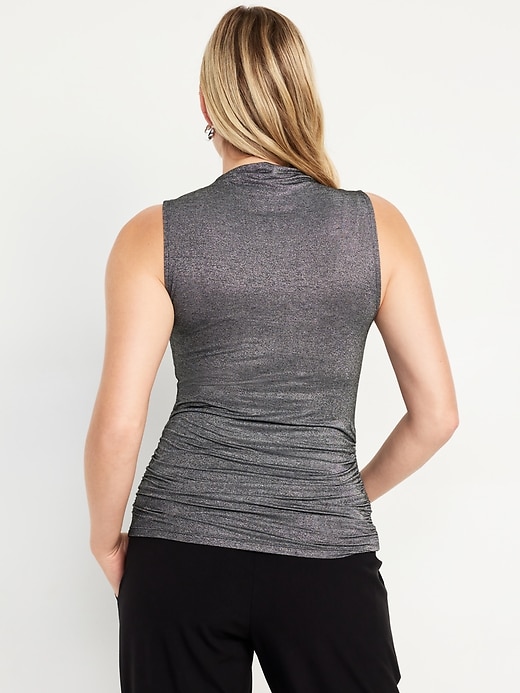 Image number 3 showing, Maternity Sleeveless Shine Top