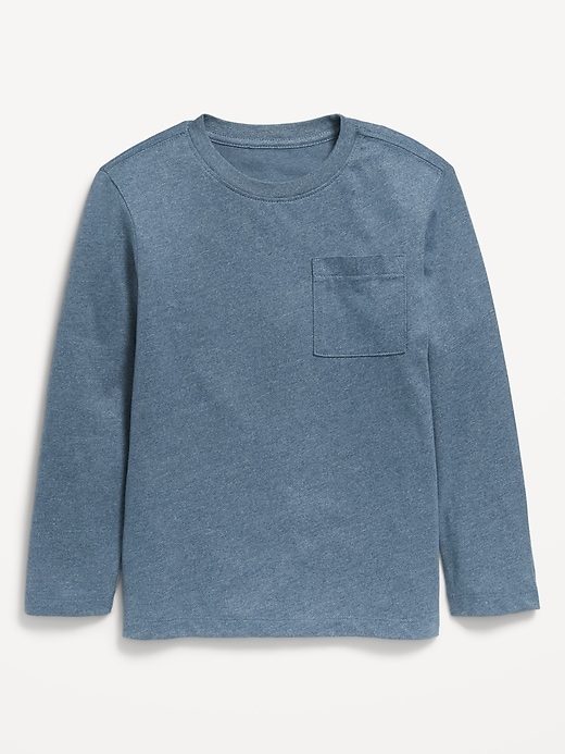 View large product image 1 of 2. Softest Long-Sleeve Pocket T-Shirt for Boys