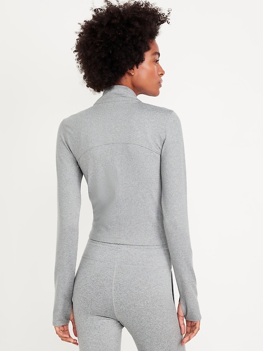 Image number 2 showing, CloudComfy Crop Quarter Zip