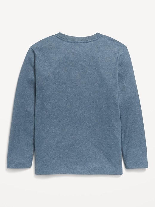 View large product image 2 of 2. Softest Long-Sleeve Pocket T-Shirt for Boys