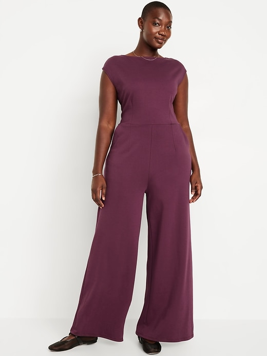 Image number 4 showing, Ponte-Knit Jumpsuit