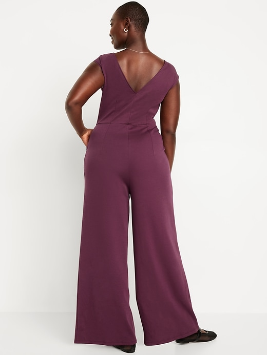 Image number 5 showing, Ponte-Knit Jumpsuit