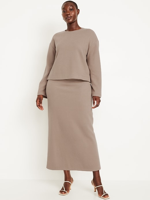 Image number 5 showing, Cozy Maxi Column Skirt