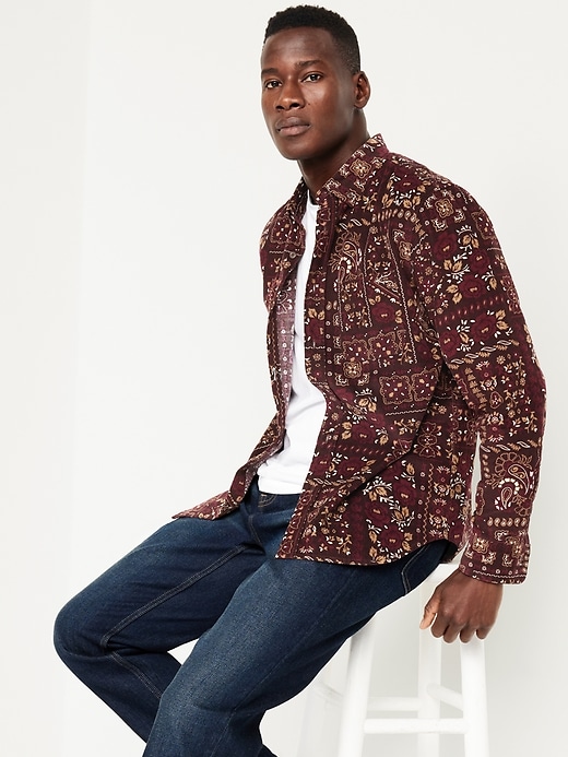 Image number 3 showing, Button-Down Corduroy Shirt