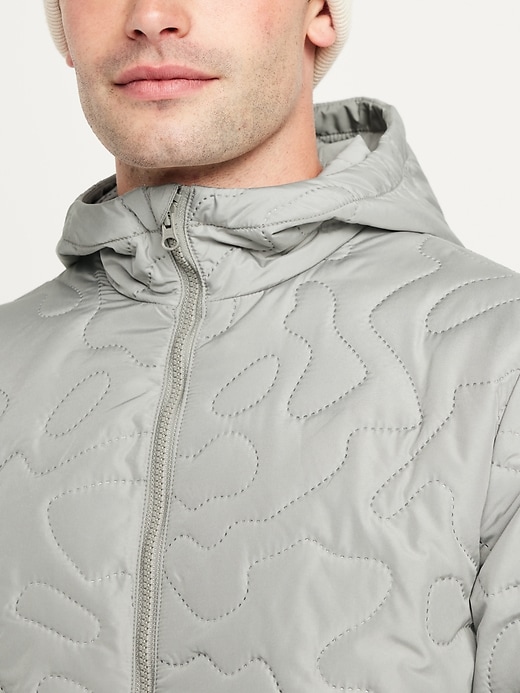 Image number 6 showing, Water-Resistant Quilted Zip Jacket