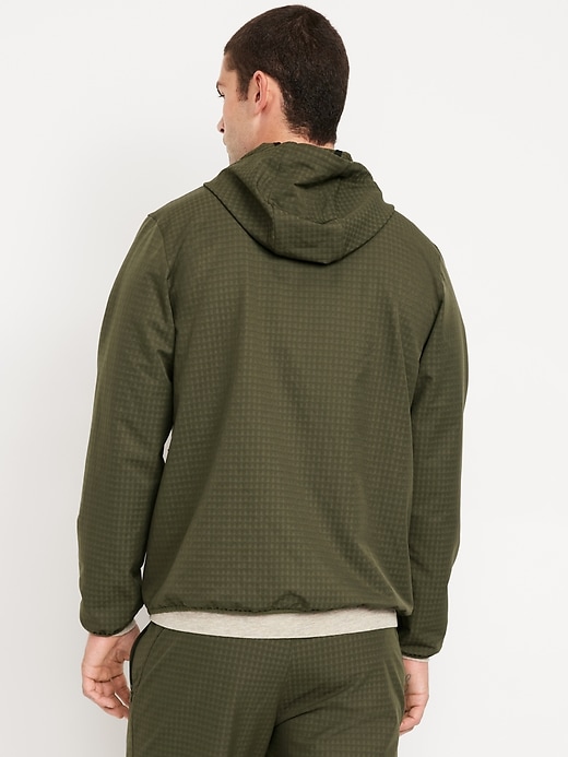 Image number 2 showing, Textured Zip Performance Hoodie