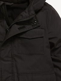 View large product image 3 of 3. Water-Resistant Snow Jacket for Toddler Boys