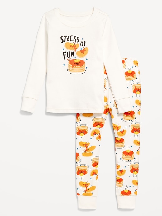 View large product image 1 of 3. Printed Snug-Fit Pajama Set for Toddler &amp; Baby