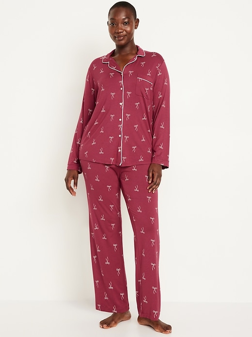 Image number 3 showing, Knit Jersey Pajama Pant Set