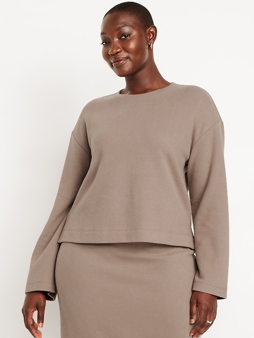 Image number 4 showing, Cozy Drop-Shoulder Sweater