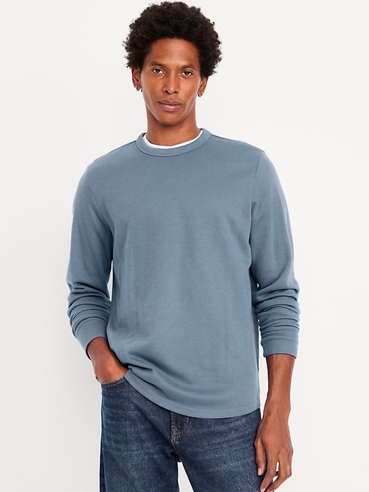 Image number 1 showing, Long-Sleeve French Rib T-Shirt