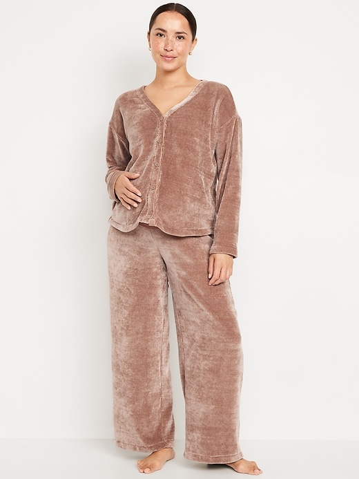 Image number 1 showing, Maternity Cozy Lounge Pants