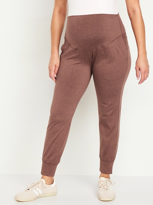 Image number 1 showing, Maternity Full-Panel CloudComfy Joggers