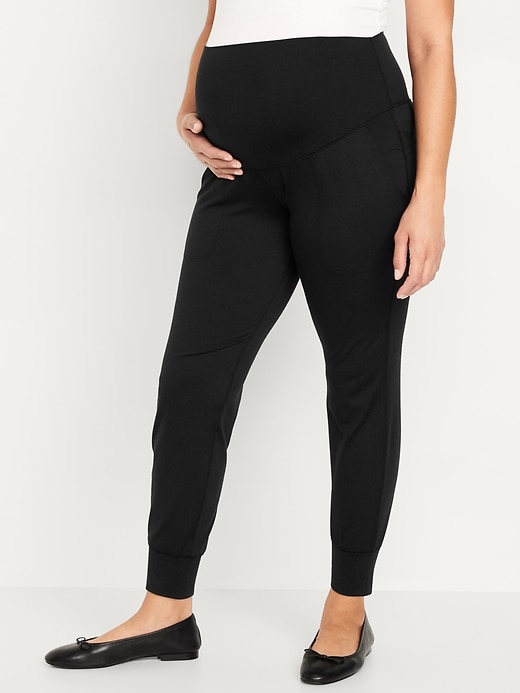 Image number 1 showing, Maternity Full-Panel CloudComfy Joggers