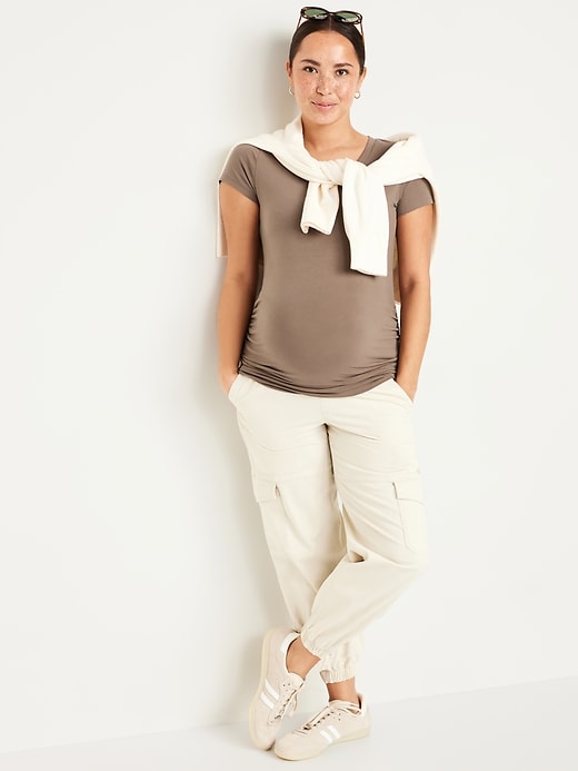 Image number 4 showing, Maternity V-Neck T-Shirt