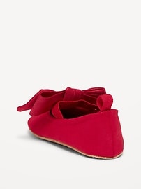 View large product image 3 of 4. Canvas Bow Ballet Flats for Baby