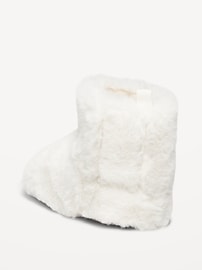 View large product image 3 of 4. Unisex Faux-Fur Booties for Baby