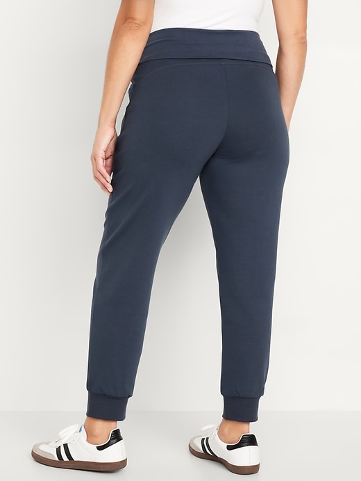 Image number 2 showing, Maternity Dynamic Fleece Rollover Waist Joggers