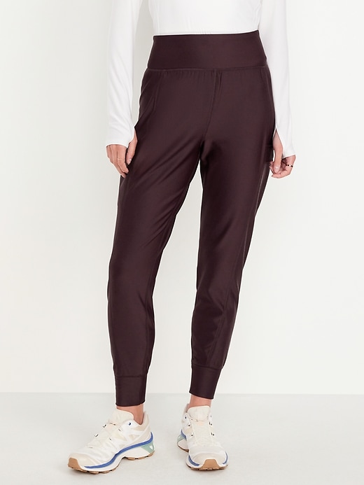 Image number 1 showing, Extra High-Waisted PowerSoft Coze Edition Fleece-Lined 7/8 Cargo Joggers