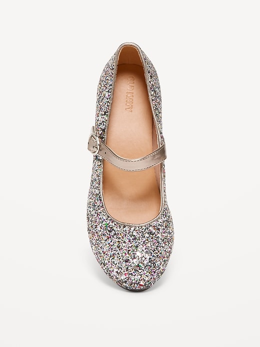 View large product image 2 of 4. Glitter Ballet Heels for Girls