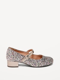 View large product image 3 of 4. Glitter Ballet Heels for Girls