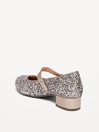 View large product image 4 of 4. Glitter Ballet Heels for Girls