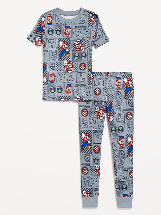 View large product image 1 of 3. Gender-Neutral Licensed Graphic Snug-Fit Pajama Set for Kids