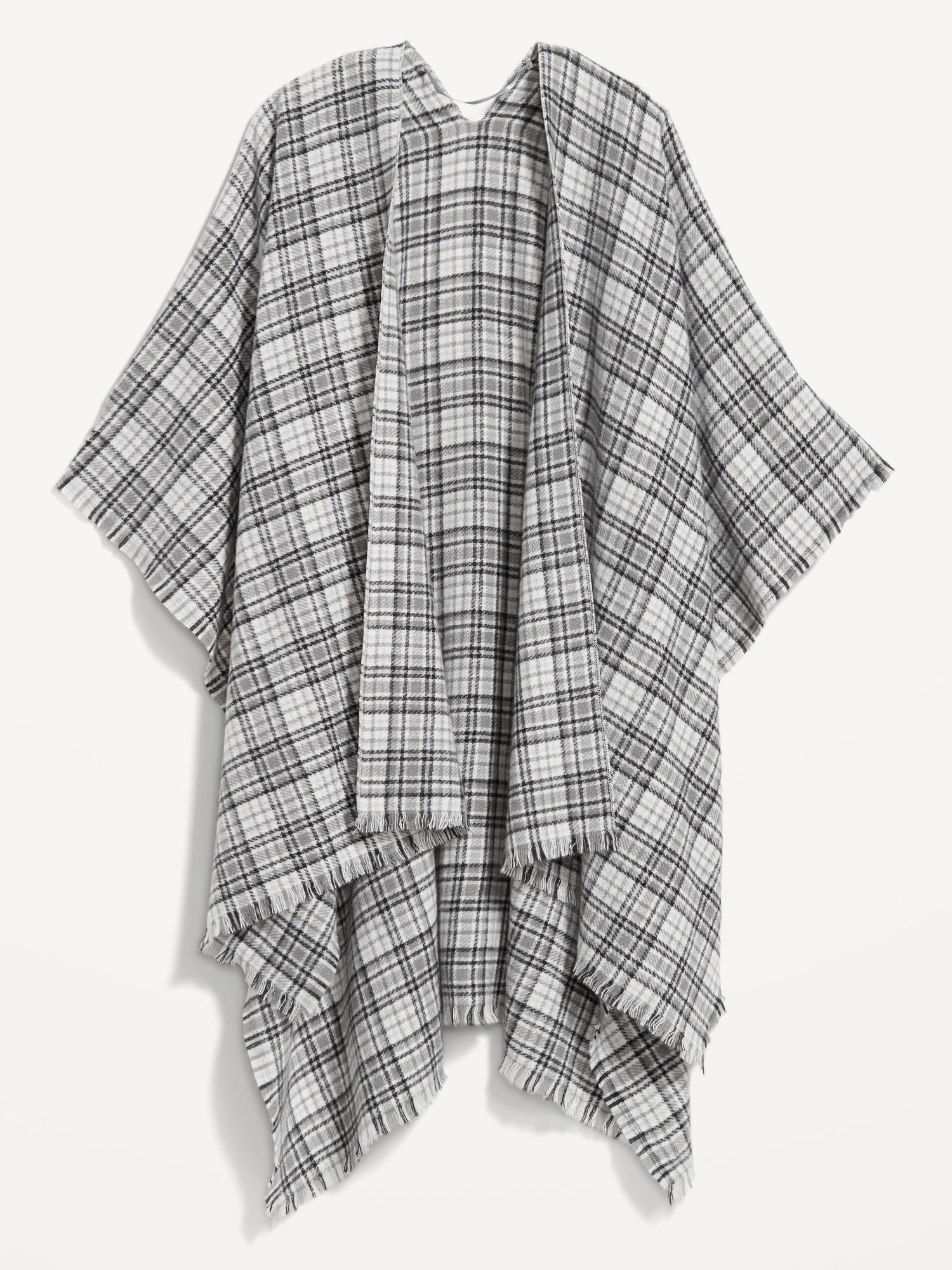 Flannel Poncho | Old Navy