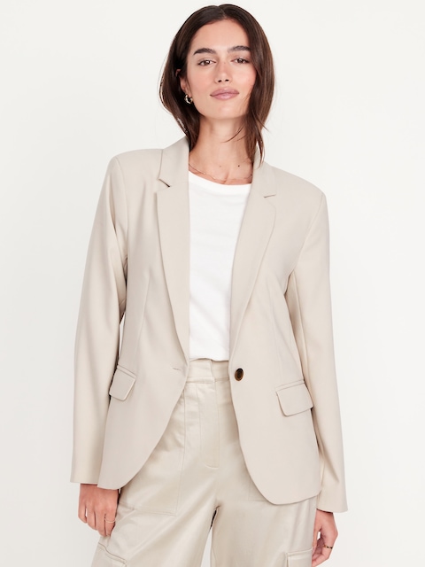 Taylor Fitted Suit Blazer - Silver Gray