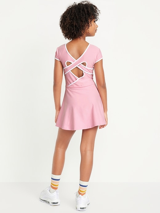 View large product image 2 of 4. PowerSoft Heart-Shaped Back Athletic Dress for Girls